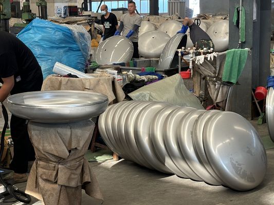 Torispherical Stainless Steel Head SUS304 For LNG Cryogenic Tank Dished Head