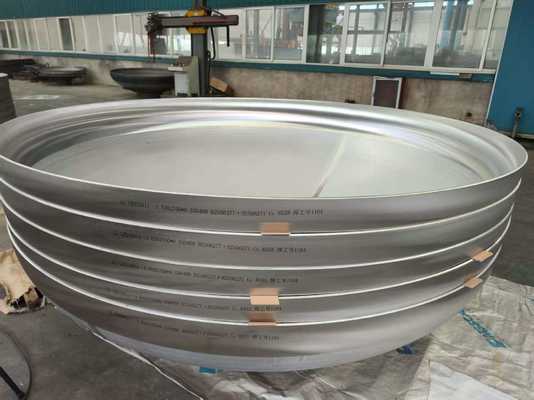 SUS304 Ellipsoidal Dished Head 2700mm Open ID 8mm Thickness GB/T 25198-2023 Compliant