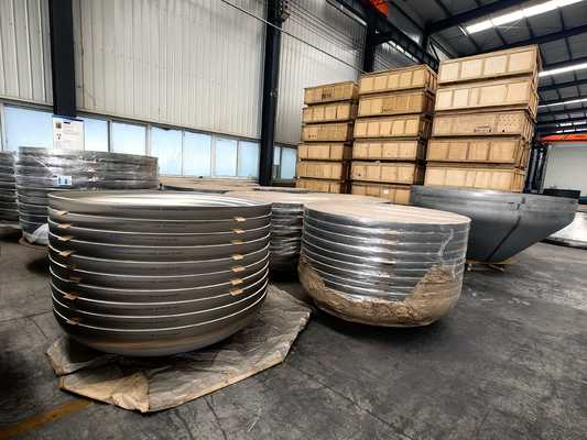 S30408 Stainless Steel Ellipsoidal Head Cold Pressing Cryogenic Tanker Pressure Vessel Heads