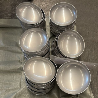 SUS304 Ellipsoidal Head With 377mm Open Inner Diameter And 2mm Thickness