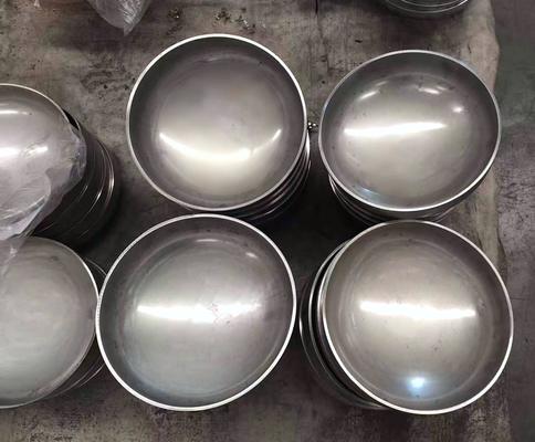 S30408 Pipe End Cap 159mm Diameter Lightweight Pressure Vessel End Cap Corrosion Resistant