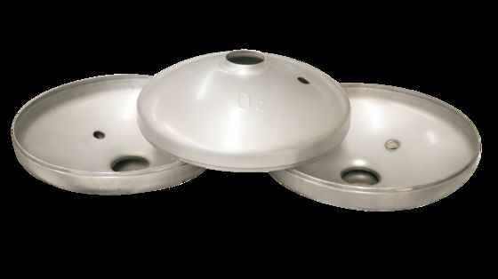 550mm Diameter Torispherical Head with Cryogenic Adaptability and Leak-Proof Performance for Liquid Oxygen Cylinders