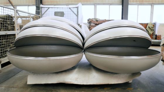 2:1 Elliptical Dished Head with Reduced Opening ISO 9001 Certified Stainless Steel Tank Head