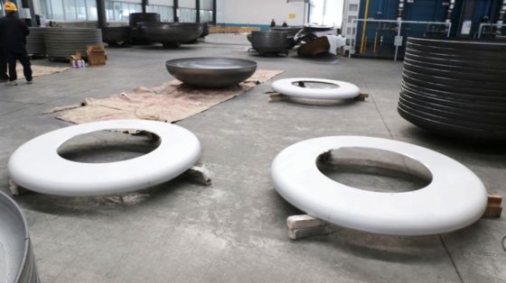 1510mm Diameter 5mm Thickness Flat Dished Head with RA 0.1-0.8μm for MRI Equipment Pressure Vessel