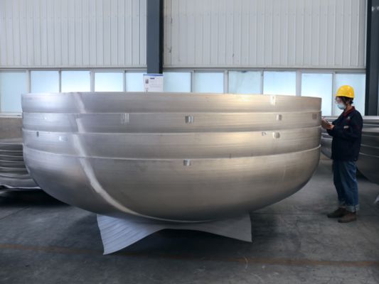 Ellipsoidal Head- 3300×9 S30408, Cold Pressing for Cryogenic Tanker