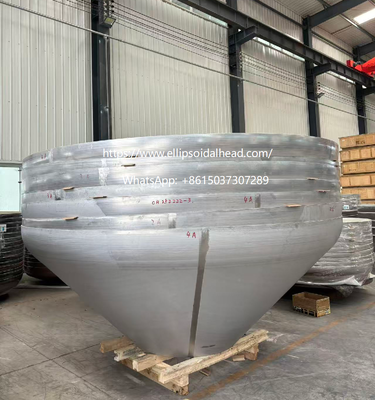 ASME PED Certified Stainless Steel 304L 316L Dished Conical Head for Pressure Vessel