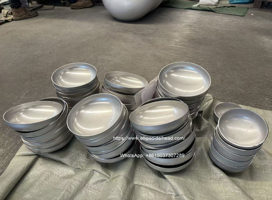 Water Oil Gas Industrial SUS304 Stainless Steel ASME Certified Seamless Dished End Caps for Sale