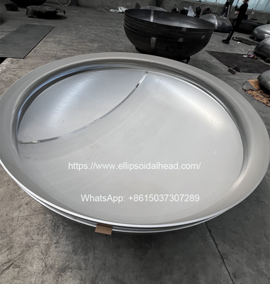 Carbon Steel or Stainless Steel Domed Pressure Tank Dished Top/Bottom Cover from China Factory