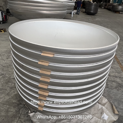 ASME 304L Stainless Steel Vessel Dished Head with Edge Prep VO30° for Storage Tank