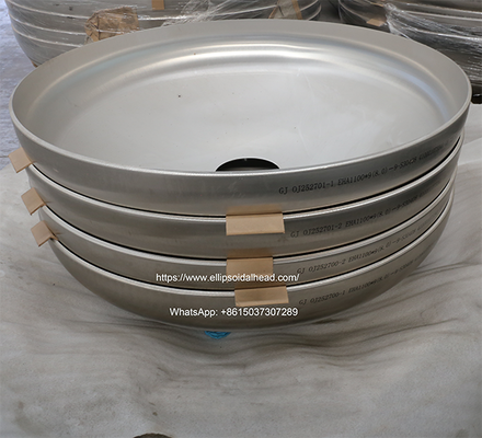 ASME Certified 304L Stainless Steel Elliptical Dished Head Manufacturer in China for Pressure Vessel