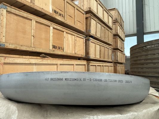 WD1210*5 Torispherical Head S30408 Stainless Steel Bowl Bottom Head