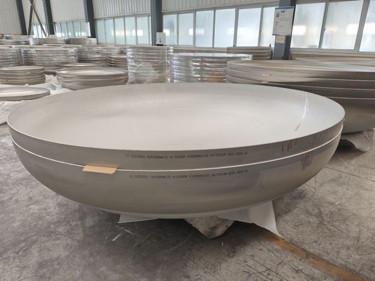Welded Ellipsoidal Head S30408 Open Inner Diameter 2500mm Thickness 6mm