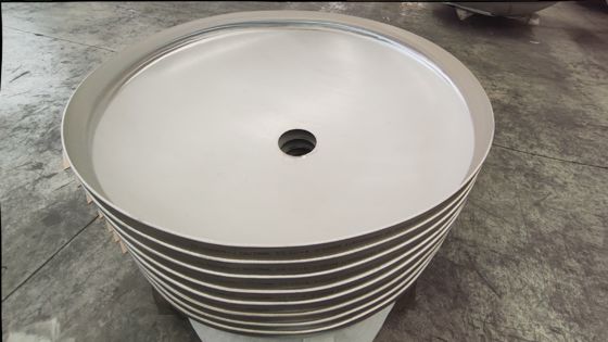 Cold Pressing Elliptical Dished Head For Cryogenic Tankers 1700mm ID 6.5mm Thick