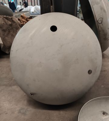 S30408 Ellipsoidal Head 650mm Open Inner Diameter 4mm Thickness