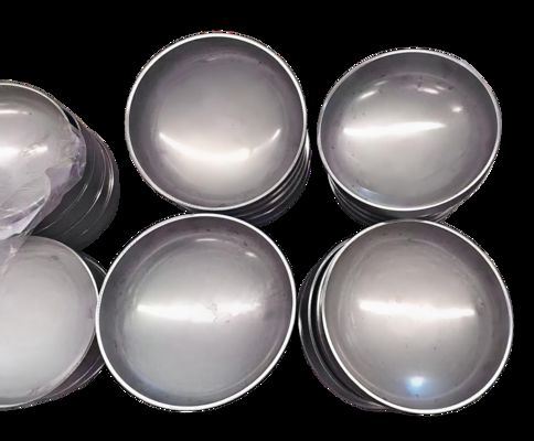 316L Stainless Steel Pipe End Cap with 219mm Diameter and 4mm Thickness for Pressure Vessels