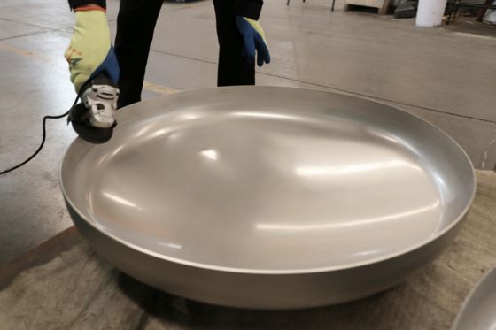 SUS304 Precision Sealed Head with 800mm Inner Diameter and 4mm Wall Thickness