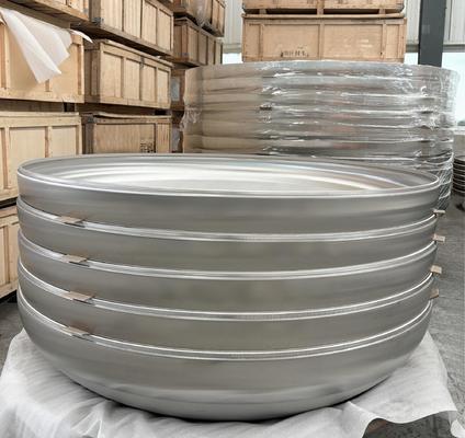 ASME 316L Stainless Steel Ellipsoidal Dished Head with Reduced Opening for Corrosion Resistant Tank Applications