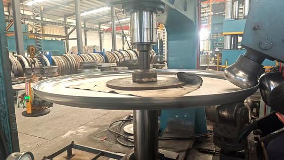 2500mm×8mm S30408 Flat Bottom Head: ISO 9001 Certified, Suitable for Chemical/Food/Nuclear Power Scenarios