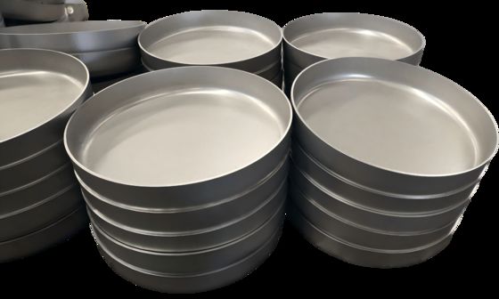 ASME Cold-Formed 290×2.5 304L Pipe End Cap For Molecular Sieve Cover