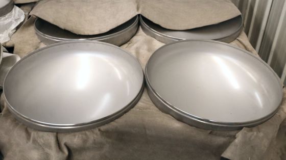 Stainless Steel Necked-in Ellipsoidal Head for Water Chemical & Oil Tanks, SIZE（550*4）