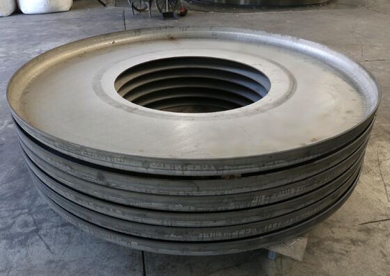 1905mm Diameter 8mm Thickness S30408 Stainless Steel Flat Dished Head for Pressure Vessels