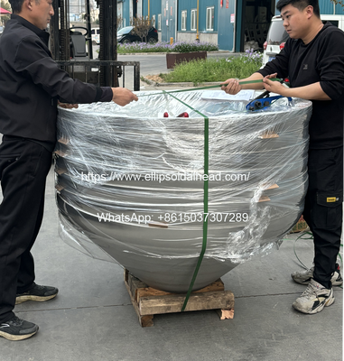 ASME PED Approved Stainless Steel Pressure Vessel Conical Tank Head from Guojiang Manufacturer