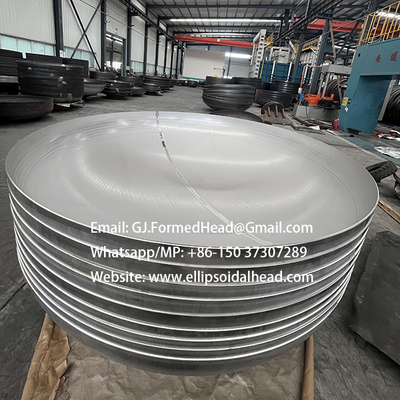PED/ASME U Stamp Certified Stainless Steel Pressure Vessel Heads from China Manufacturer