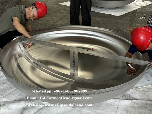 304L Stainless Steel Vacuum Furnace End Cap for Silicon Semiconductor Furnace
